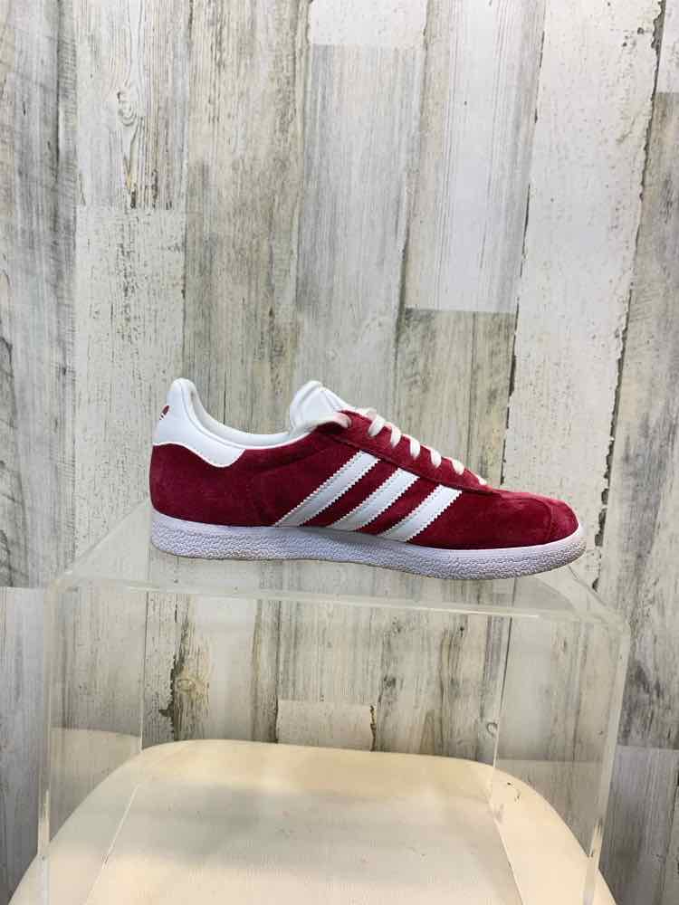 PRE-OWNED ADIDAS SHOES Shoe Size 6 BURG/WHT SNEAKERS Shoes