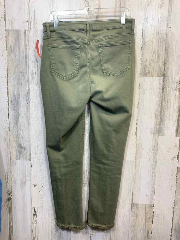 Size 0.5 CHICOS BOTTOMS Olive SLIM LEG Pants