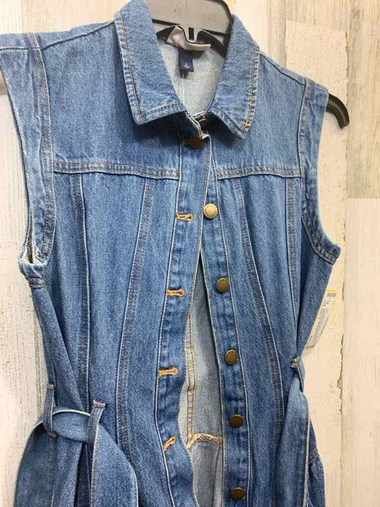 NWT UNIVERSAL THREADS Dresses and Skirts Size L MEDIUM BLUE Denim DENIM Dress/DE