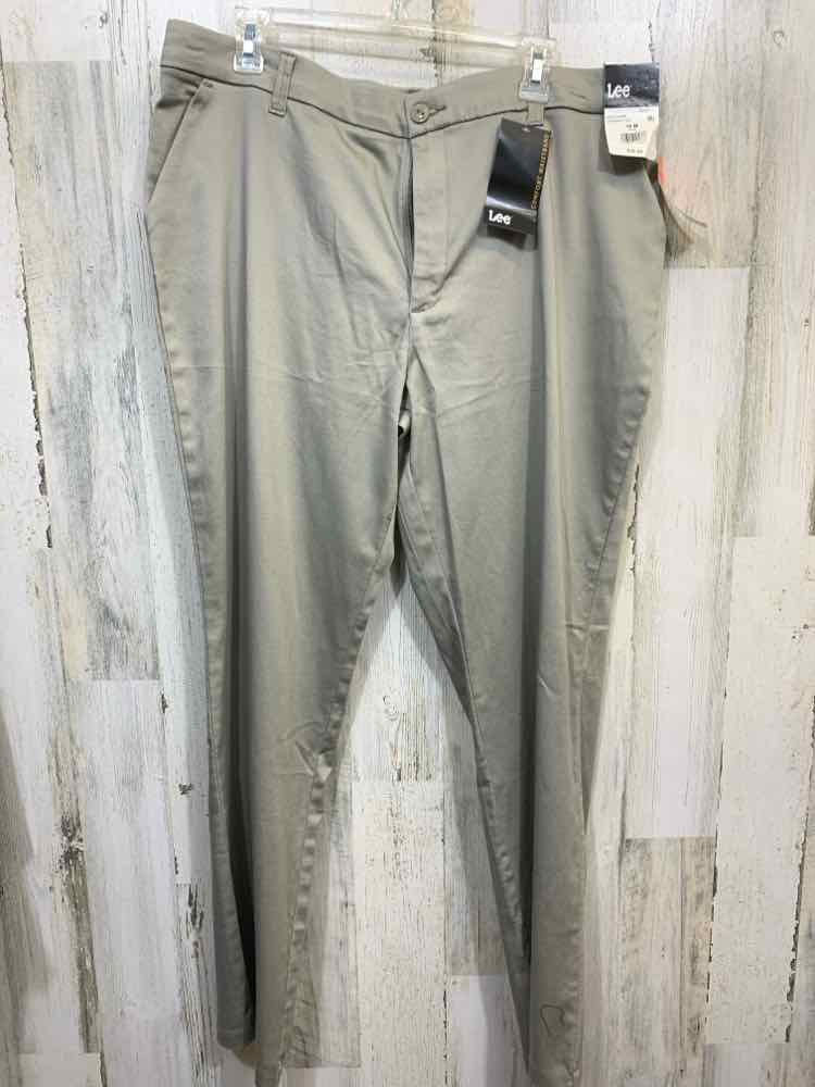 NWT Size 18 LEE BOTTOMS Khaki Solid Pants