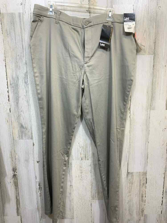 NWT Size 18 LEE BOTTOMS Khaki Solid Pants