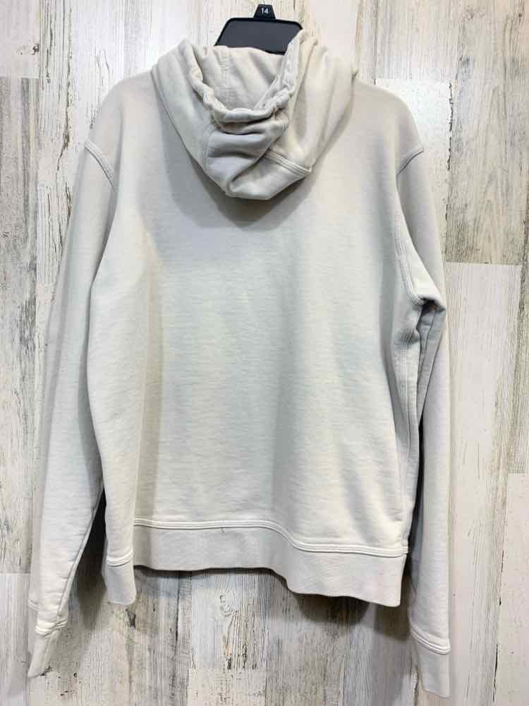 PRE-OWNED NIKE OFFICE Size L OFF WHITE Solid HOODIE HOODIE/NIKE: OFF WHITE HOODI