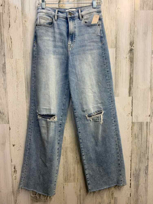 PRE-OWNED Size 4 HIDDEN BOTTOMS Denim Denim DENIM Solid JEANS Jeans/DENIM JEANS.