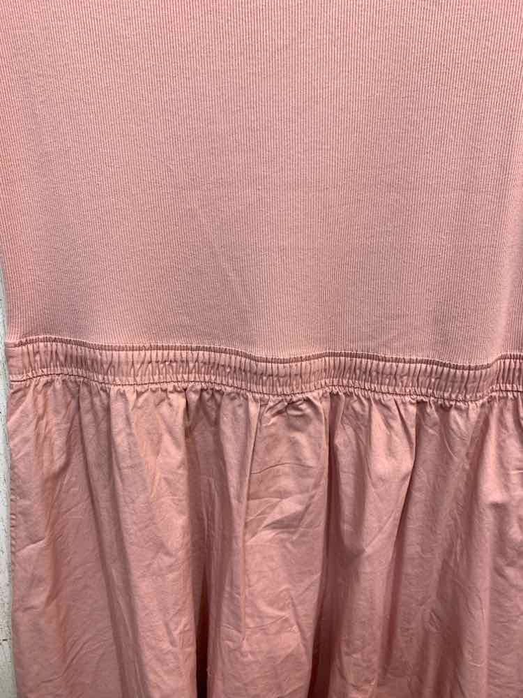 PRE-OWNED GAP Dresses and Skirts Size L BLUSH Solid A-LINE Dress/BLUSH A-LINE DR