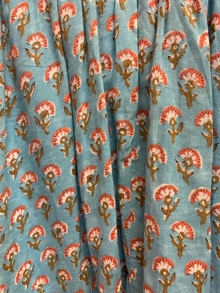 NWT GIGIO Dresses and Skirts Size S BLUE/WHITE/OLIVE/CORAL DANDELION Dress