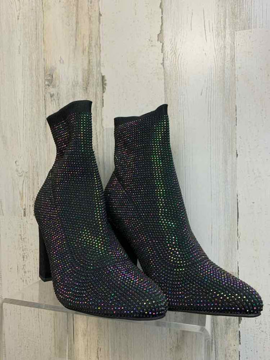 NWT WILD PAIR SHOES 6.5 BLK Shoes/HEELED BOOTS W/SPARKLES