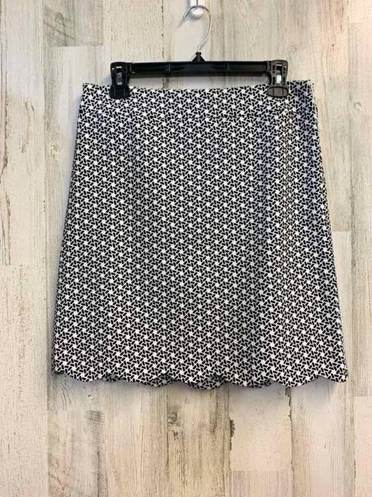 TALBOTS Dresses and Skirts Size 2 BLK/WHT Geometric MINI Skirt