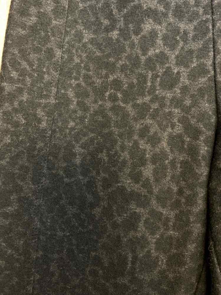 PRE-OWNED Size S REWASH BOTTOMS Black CHEETAH PRINT Pants/SLIM LEG