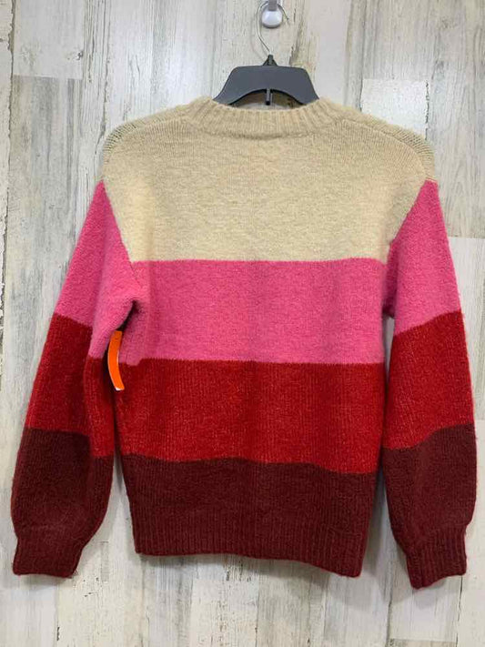 NWT skies are blue Tops Size S WHT/RED/PNK SWEATER