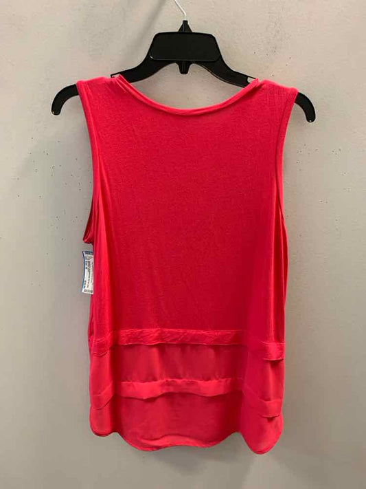 USED MICHAEL KORS Tops Size M MAGENTA SLEEVELESS TOP