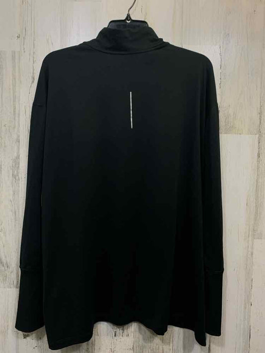 NIKE Activewear 2X Black Activewear TOP