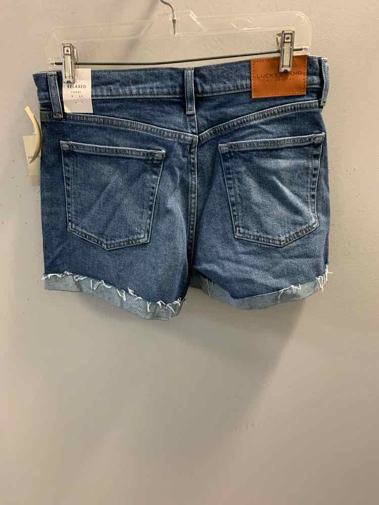 NWT Size 8 LUCKY BOTTOMS Blue Denim SHORT Shorts