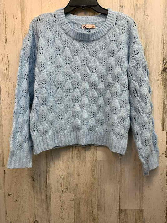 SO Tops Size L LIGHT BLU SWEATER Sweater