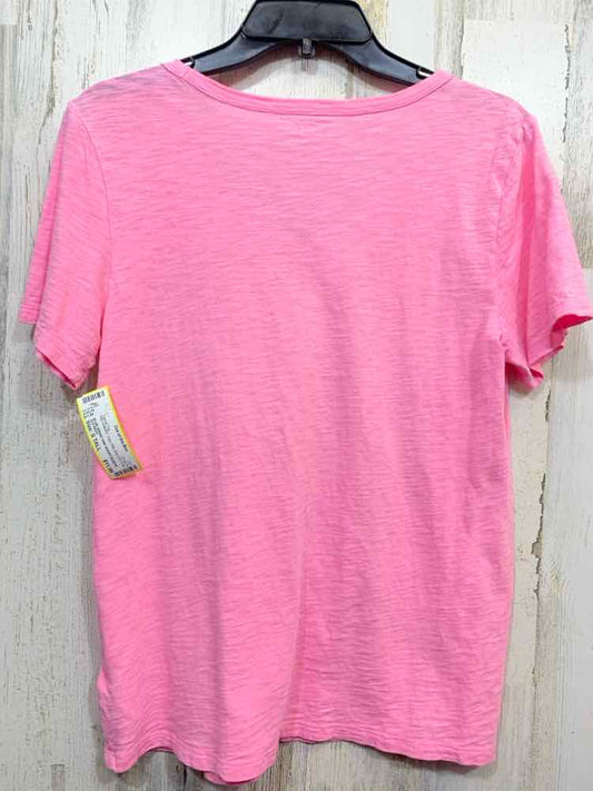 PRE-OWNED OLD NAVY/SLUB JERSEY KNIT SHORT-SLEEVE V-NECK TEE