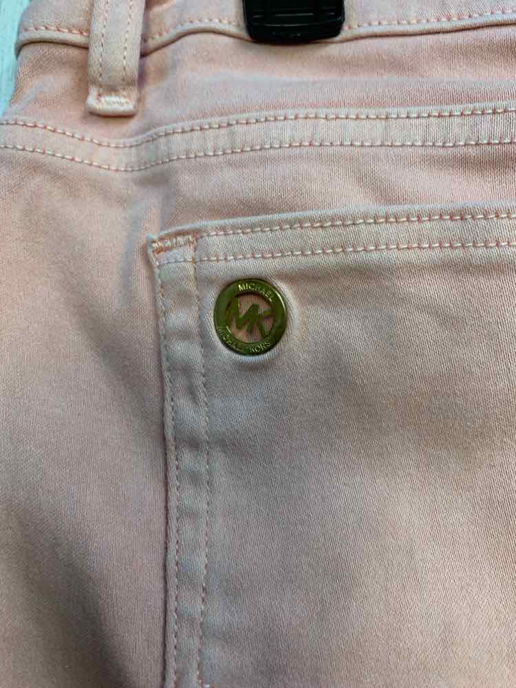 NWT Size 10 MICHAEL KORS BOTTOMS Peach SKINNY Jeans