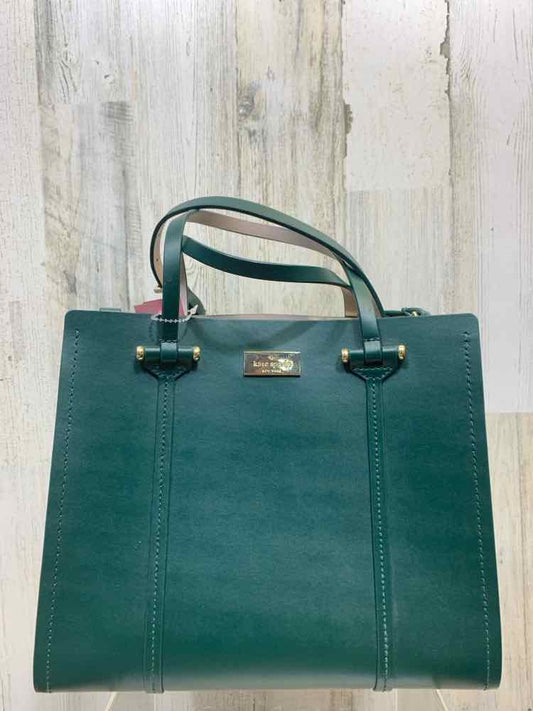 PRE-OWNED KATE SPADE Forest Green Handbag/FORREST GREEN SMALL TOTE