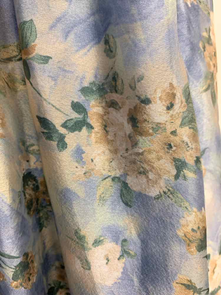 NWT WILD FABLE Dresses and Skirts Size M DUSTY BLU/YEL Floral Dress