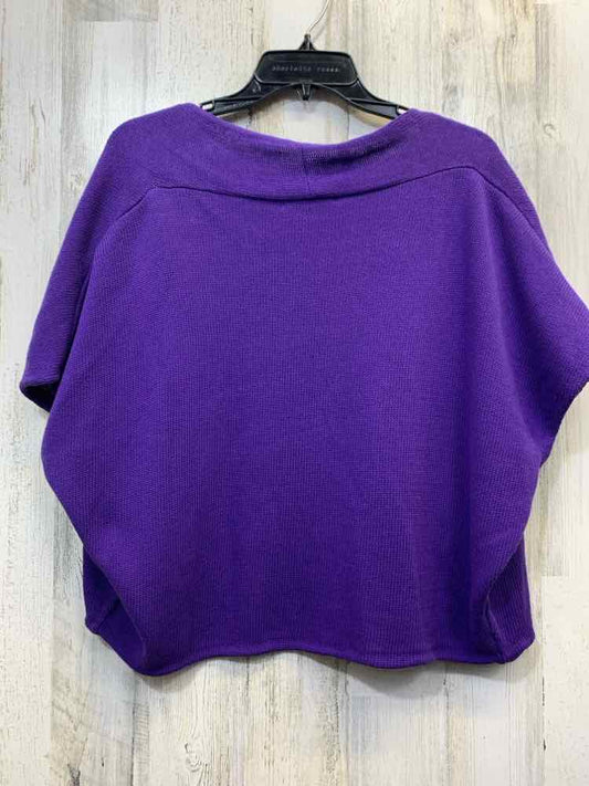 COLDWATER CREEK Tops Size L Purple SHRUG Cardigan