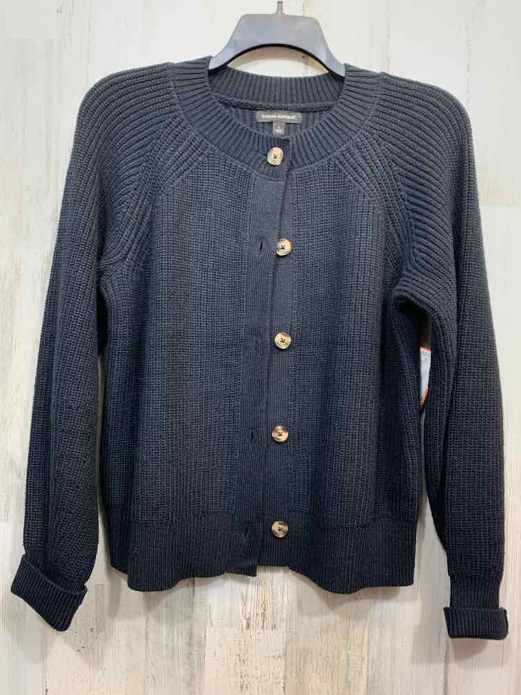 PRE-OWNED BANANA REPUBLIC/CHUNKY KNIT LONG RAGLAN SLEEVE BUTTON FRONT SWEATER