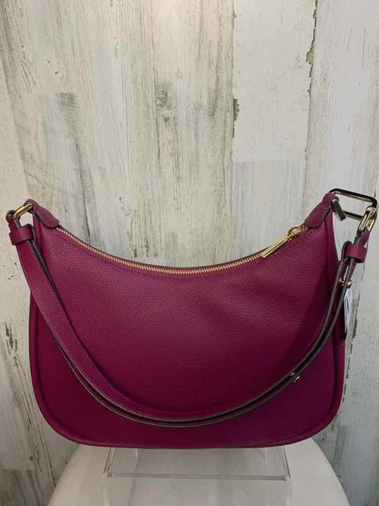 KATE SPADE Designer Handbags DARK RASBERRY/SHOULDER/CROSS BODY INTERCHANGEABLE