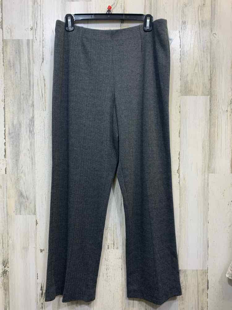 PRE-OWNED Size P10 COLDWATER CREEK BOTTOMS GRAY/BLACK PANTS Pants/GRAY/BLACK CAS