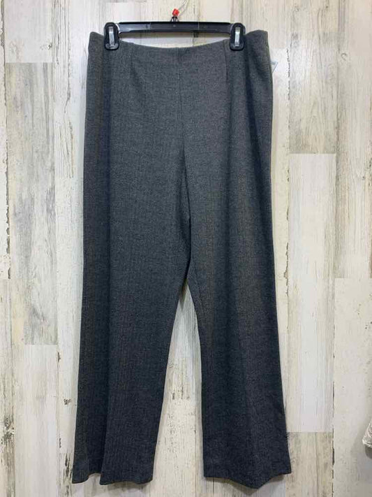 PRE-OWNED Size P10 COLDWATER CREEK BOTTOMS GRAY/BLACK PANTS Pants/GRAY/BLACK CAS