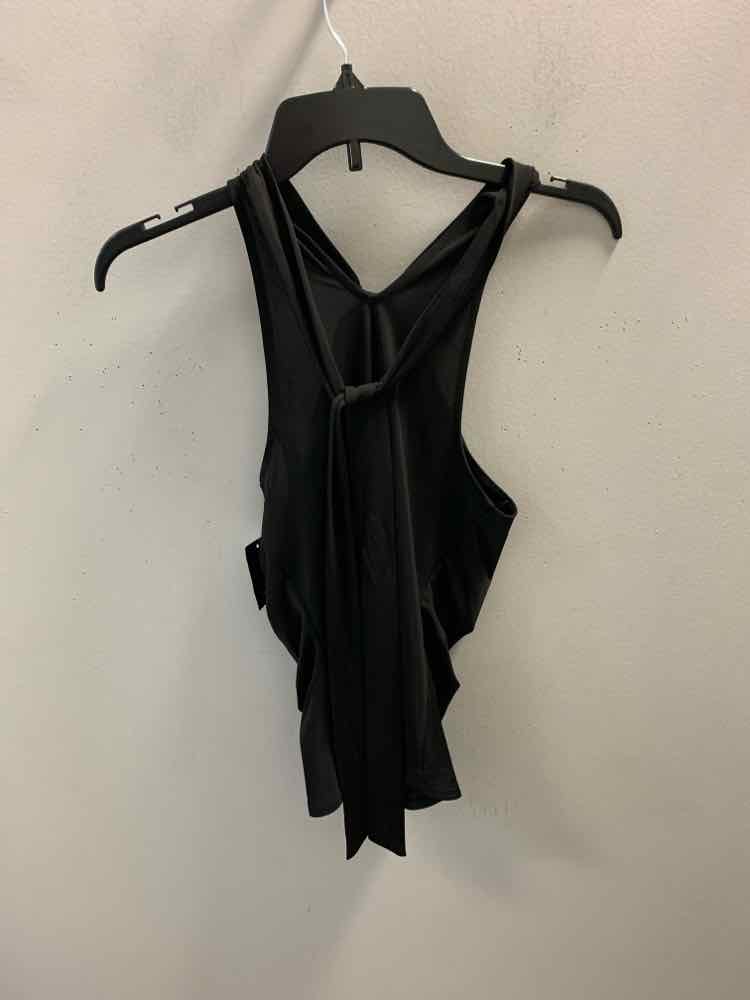 NWT INC Tops Size S BLK/SLVR HALTER Sweater