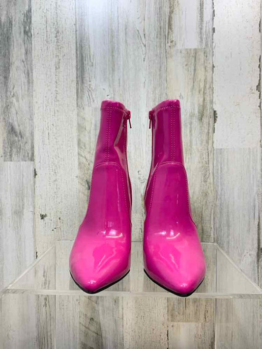 NWT INC SHOES Shoe Size 6.5 Fuschia 6.5 Shoes/PEDESTAL HEEL ZIPPER