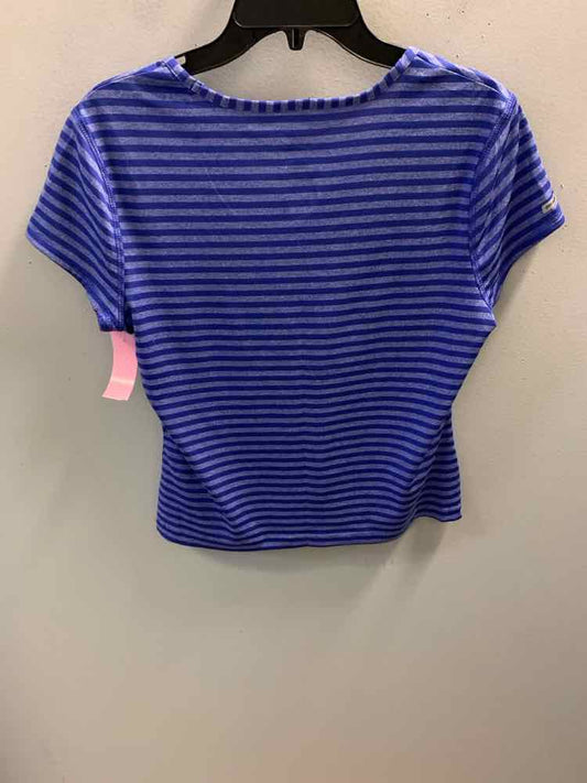 DANSKIN Tops Size L Purple Stripe TOP