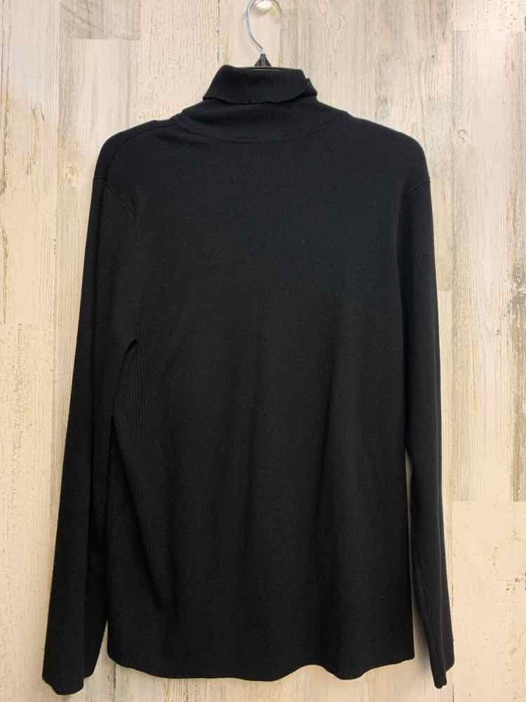 PRE-OWNED CHICOS Tops Size L BLK LONG SLEEVES TOP/TURTLE NECK