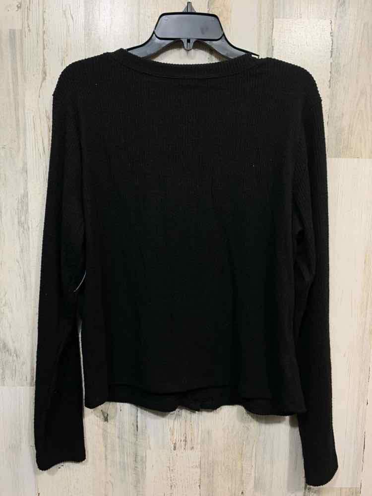 NWT UNIVERSAL THREAD Size XXL Tops Black Solid LONGSLEEVE SWEATER