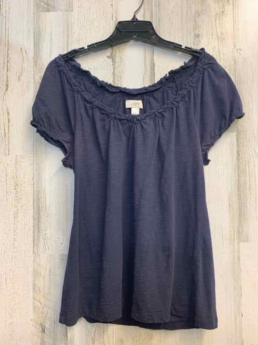 LOFT Tops Size M Navy SHORT SLEEVES TOP
