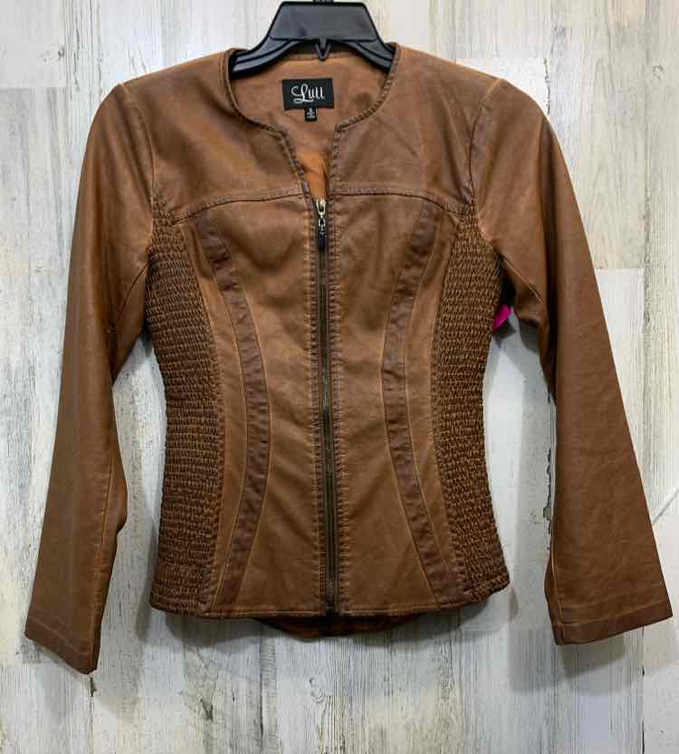 PRE-OWNED LUII JACKETS / COATS Size S Brown JACKET Jacket/BROWN LEATHER JACKET.