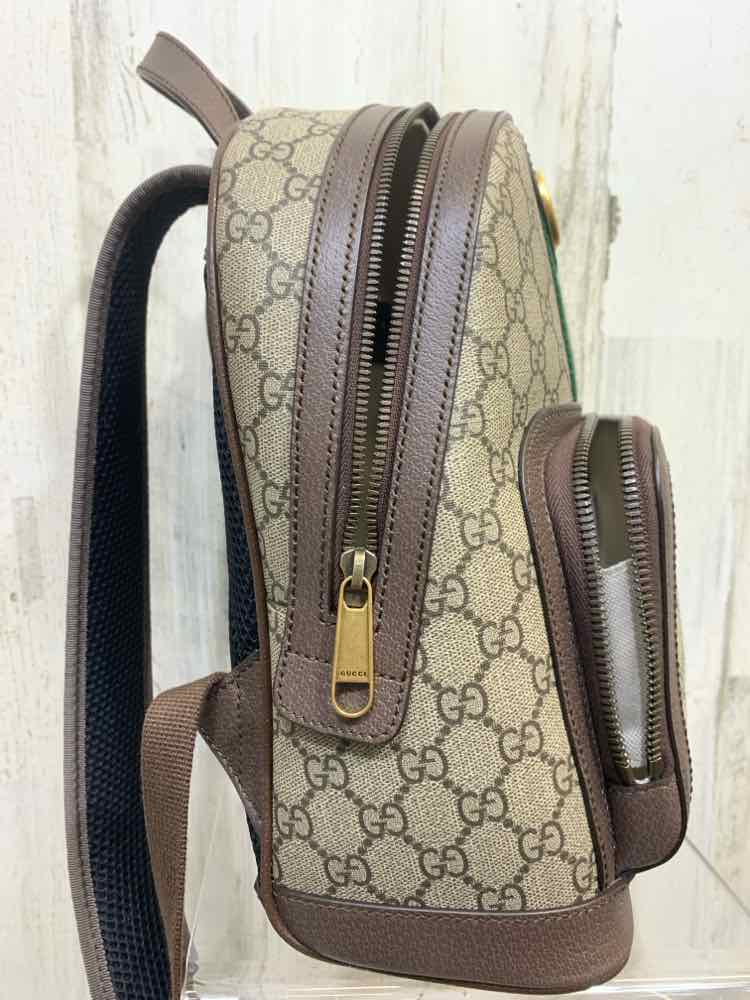 PRE-OWNED GUCCI BGE/BRN Handbag