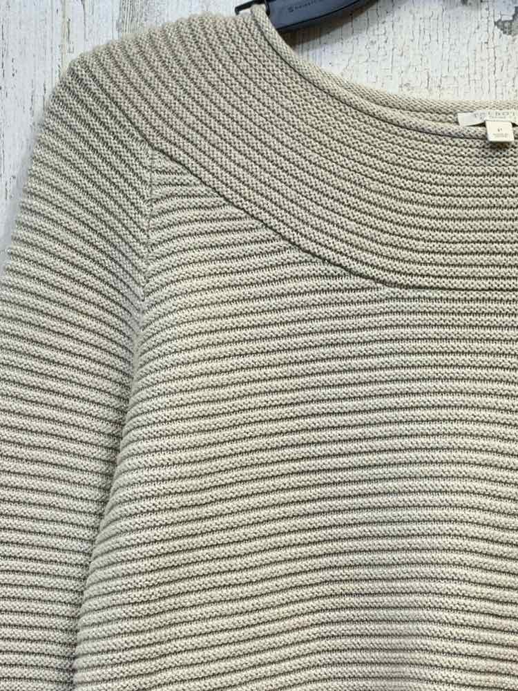 PRE-OWNED TALBOTS Tops Size P Beige LONG SLEEVE TOP/BEIGE SPARKLE LONG SLEEVE TO