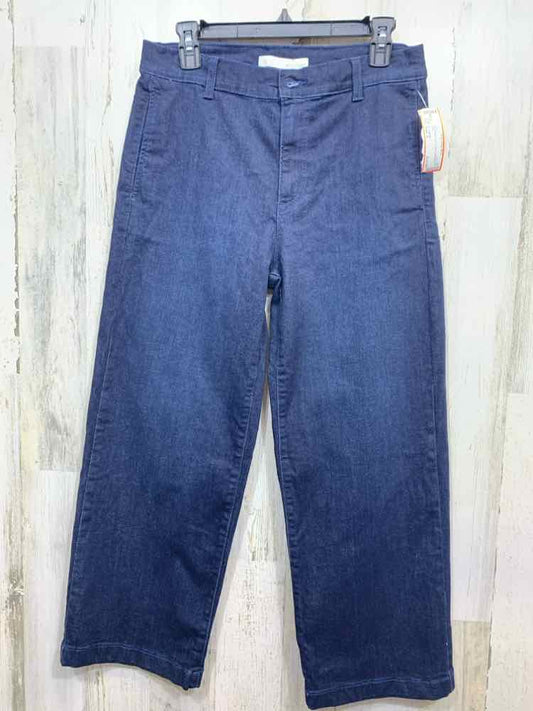 PRE-OWNED Size 0 ELLA MOSS BOTTOMS DARK BLUE JEAN CAPRI