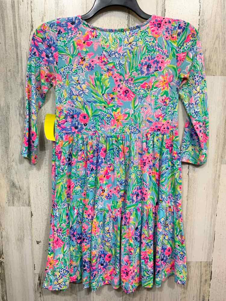 PRE-OWNED LILLY PULITZER/VIBRANT SWING FIT 3/4 SLEEVE CREW NECK