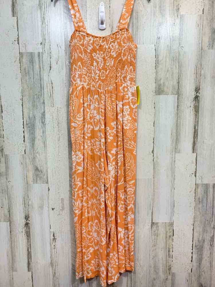 PRE-OWNED Size M LOFT/SLEEVELESS SMOCKED JUMPSUIT