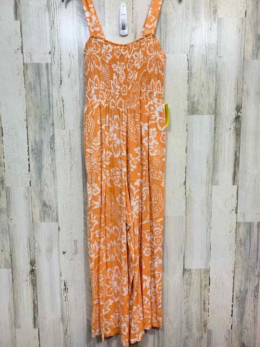 PRE-OWNED Size M LOFT/SLEEVELESS SMOCKED JUMPSUIT