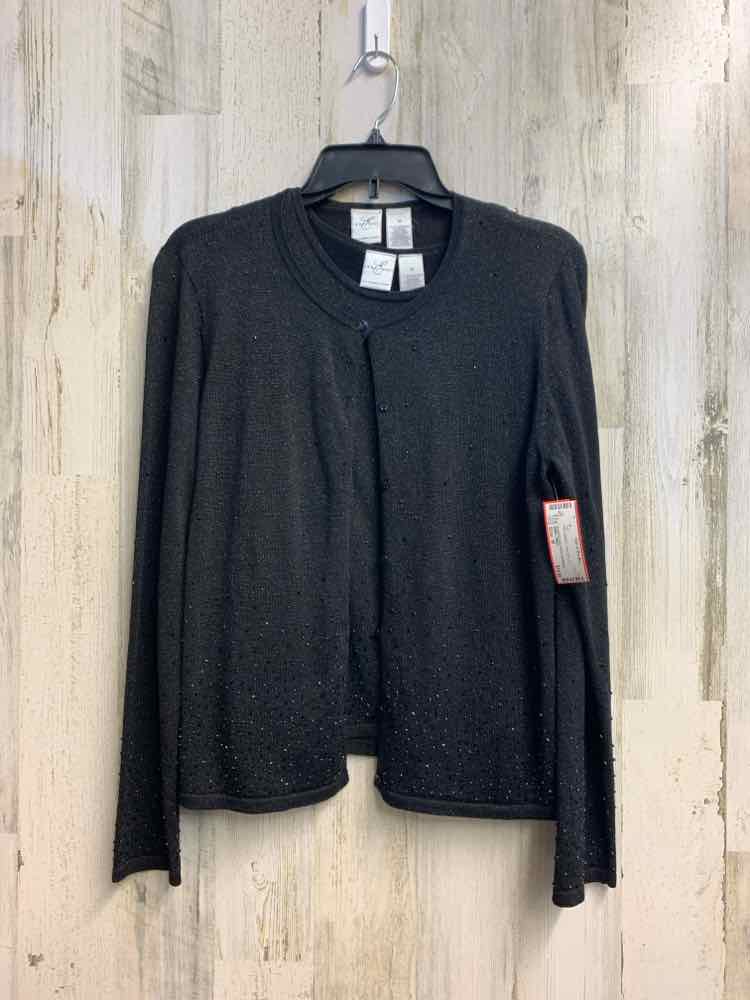 PRE-OWNED EMMA JAMES Tops Size M BLK 2PC TOP