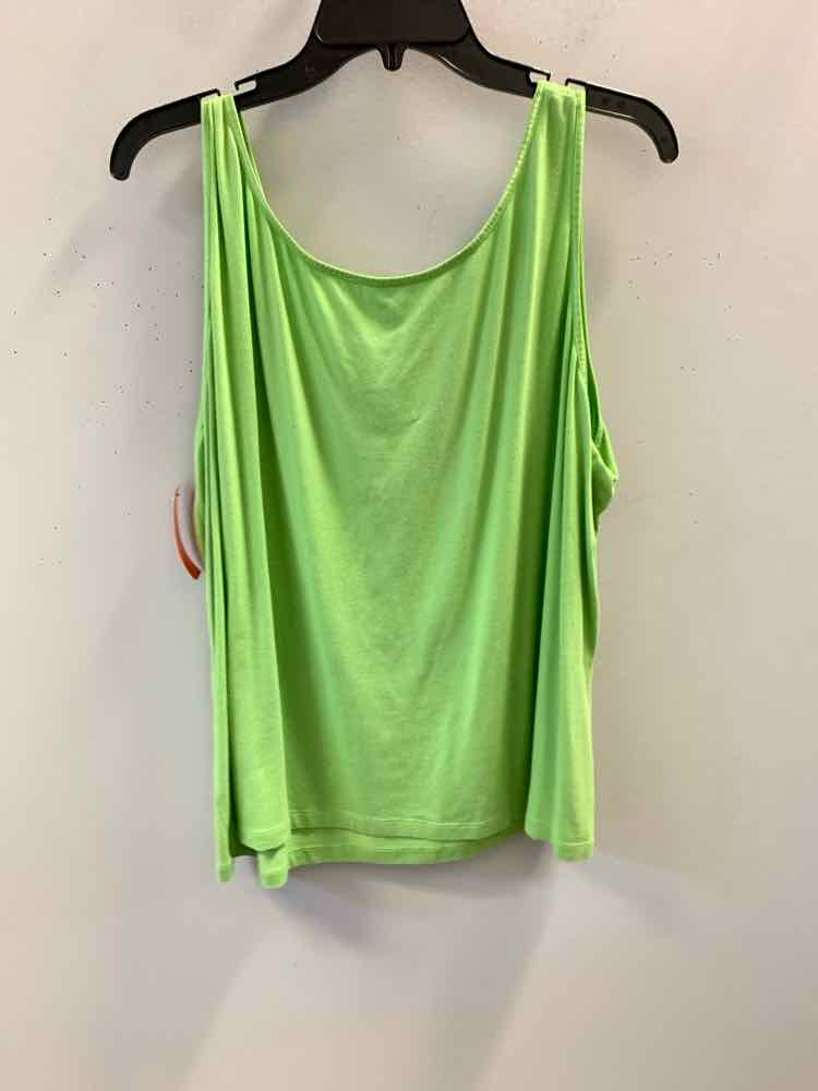 TALBOTS PLUS SIZES Size 3X Green SLEEVELESS TOP