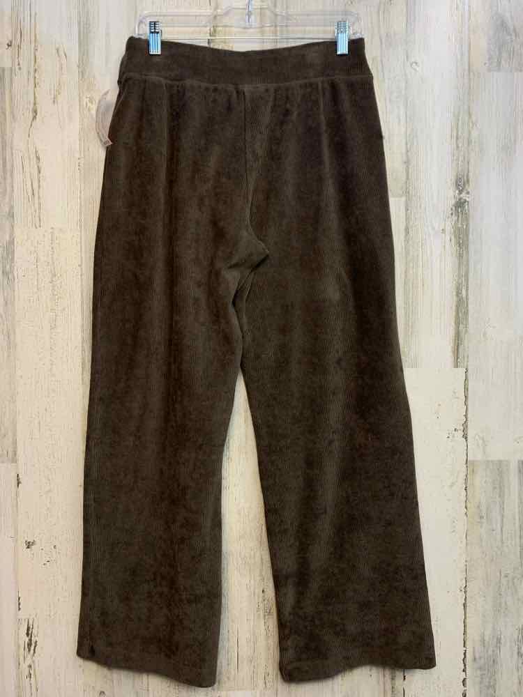 PRE-OWNED Size 10/12 LANDS END BOTTOMS Brown WIDE LEG Pants/CORDUROY