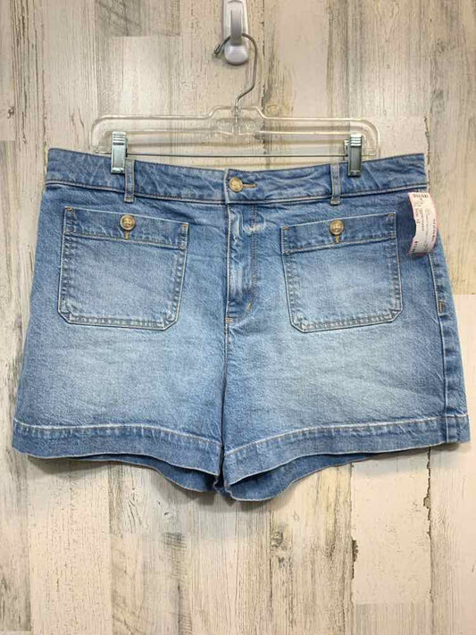 PRE-OWNED Size 12 LOFT BOTTOMS BLUE SQUARE POCKETS SHOER