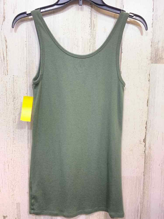 PRE-OWNED MERONA/SLEEVELESS JERSEY KNIT SCOOP NECK