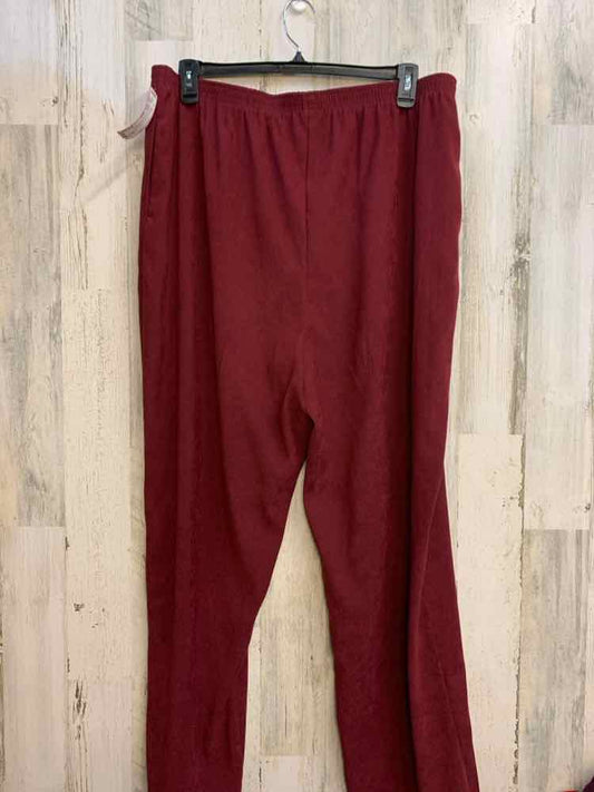 NWT Size 22W NIKKI PLUS SIZES WINE STRAIGHT Pants