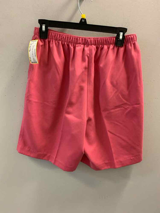 PRE-OWNED Size 10P KIM ROGERS BOTTOMS Pink Polyester Shorts