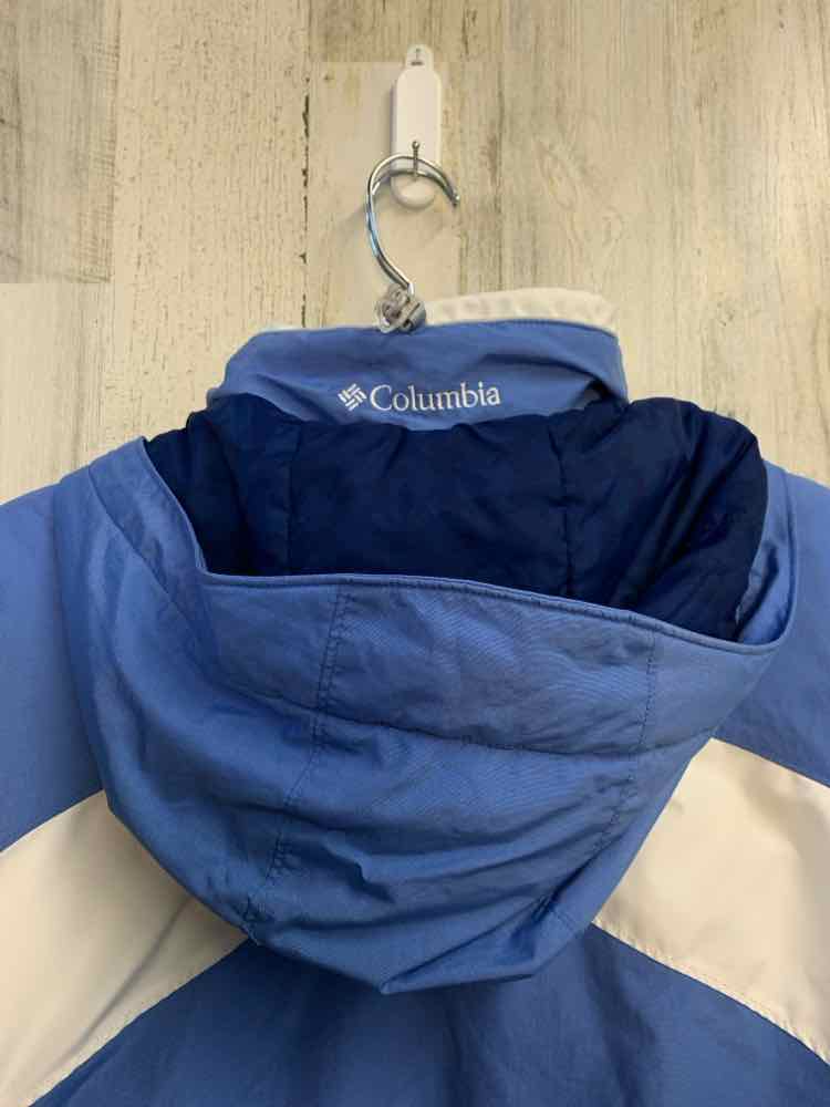 PRE-OWNED COLUMBIA JACKETS / COATS Size XL BLUE/WHITE LONG SLEEVES Jacket/DETACH