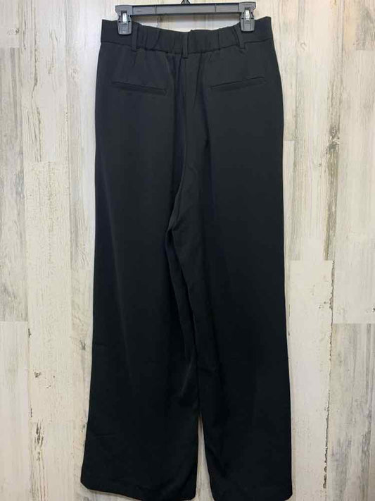 PRE-OWNED Size M FRENCH CONNECTION BOTTOMS Black Solid PANTS Pants/BLACK CASUAL
