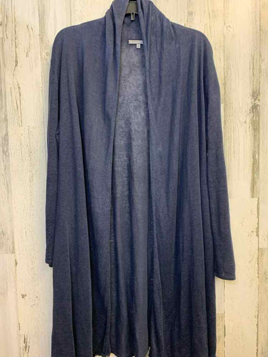 ANN KLEIN Tops Size M Navy DUSTER Cardigan