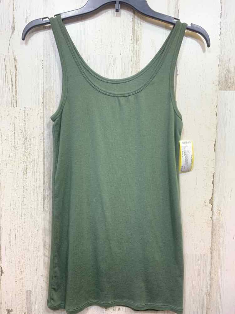 PRE-OWNED MERONA/SLEEVELESS JERSEY KNIT SCOOP NECK